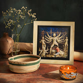 Durga  Wall Paintings from Island Rangoli from Deewar  West Bengal collection ambience.